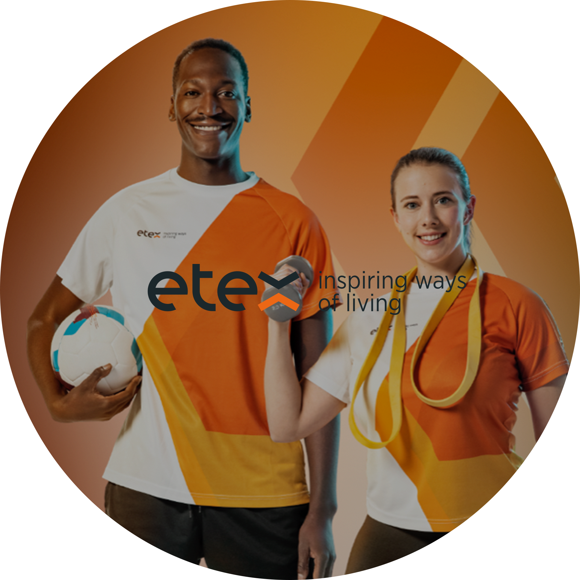 Etex Team-Members im Sportoutfit von GBC